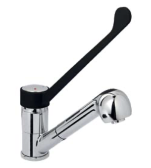 Кран-смеситель с выдвижным душем   R 0201020225 Monolith